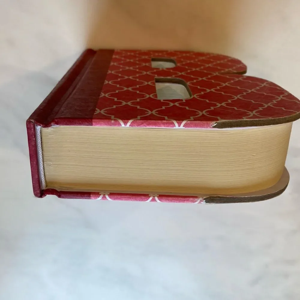 Initial B Pink Decorative Blank Cut out Book